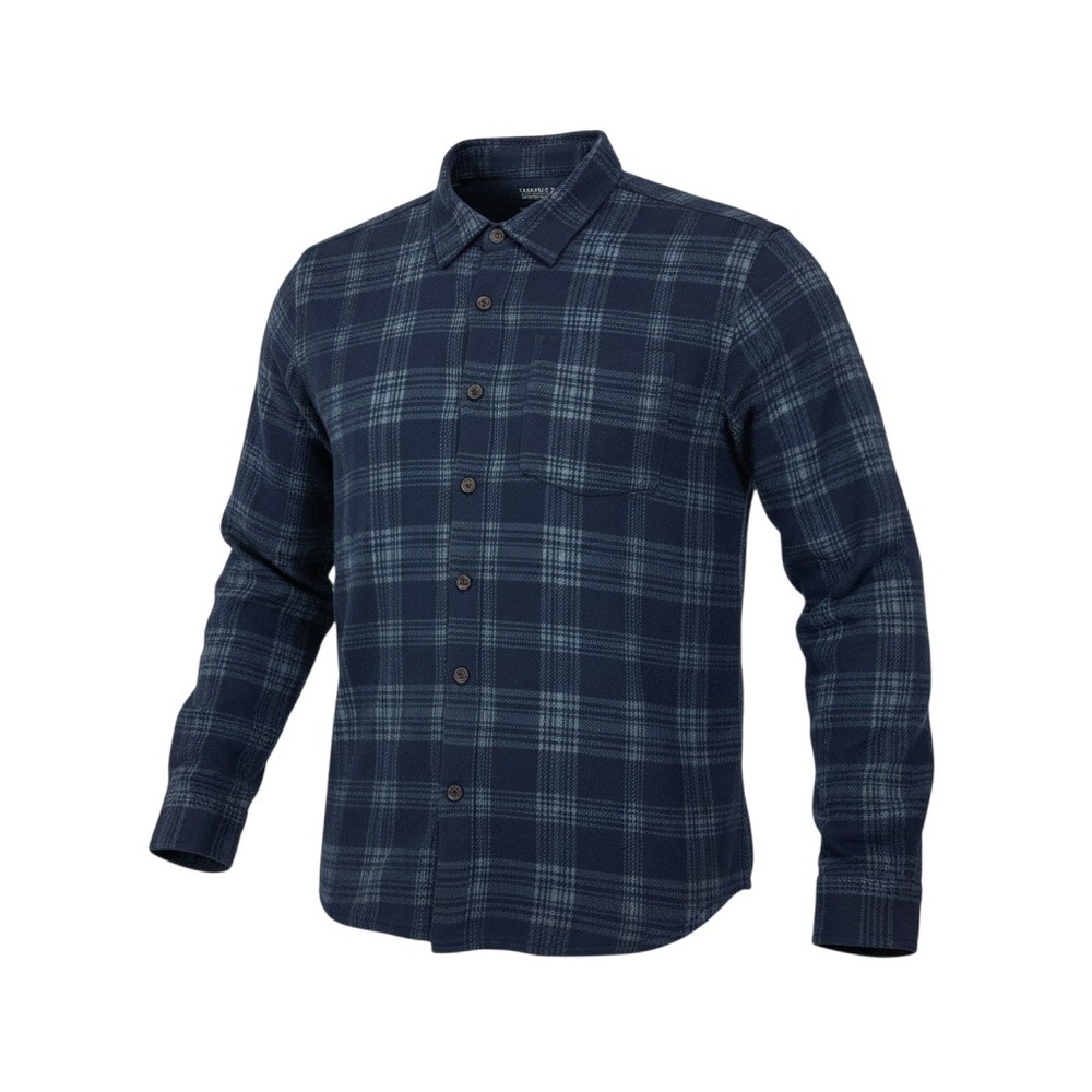 NWT Cremieux Flannel Shirt XXL Blue Mens Bourbon Trail Plaid Knit